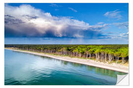 Wall sticker The Baltic coast from above