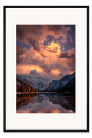 Gerahmter Kunstdruck Tal der Träume