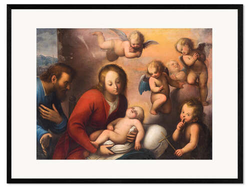 Impression artistique encadrée The Nativity of Christ