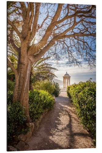 Aluminiumsbilde Temple in the Son Marroig garden, Mallorca