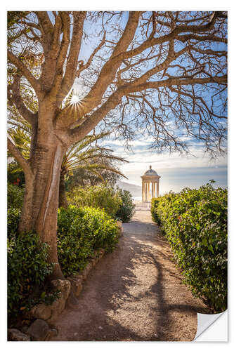 Naklejka na ścianę Temple in the Son Marroig garden, Mallorca