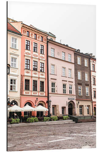 Cuadro de aluminio Calles de Wroclaw, Polonia