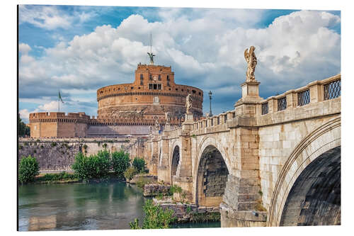 Aluminium print St. Angelo Bridge