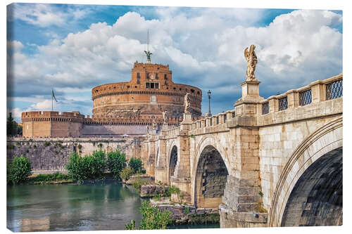 Canvas print St. Angelo Bridge