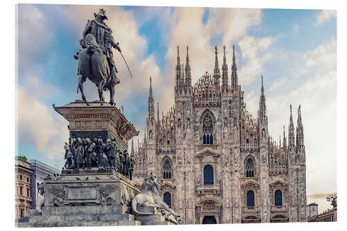 Acrylic print Piazza del Duomo