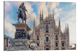 Tableau en aluminium Piazza del Duomo