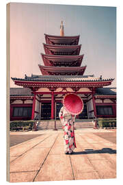 Holzbild Senso-Ji - Manjik Pictures