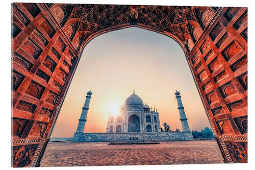 Acrylic print Taj Mahal