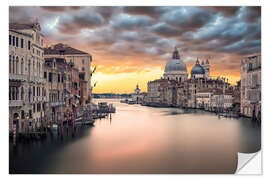 Selvklebende plakat From Venice with love