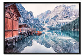 Gerahmter Kunstdruck Kalter Morgen