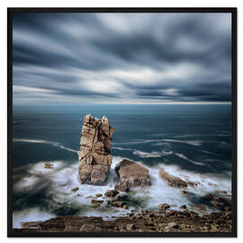 Gerahmter Kunstdruck Bewölkter Tag