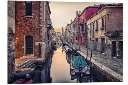 Quadro em plexi-alumínio Street view in Venice