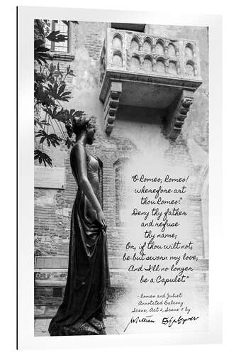 Gallery print Balcony scene, Romeo and Juliet