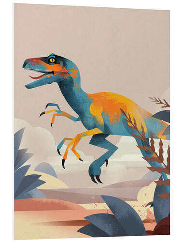 PVC print Velociraptor