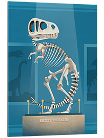 Aluminium print Rex Skeleton 2