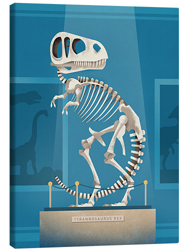 Tableau sur toile Rex Skeleton 2