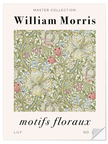 Muursticker Motifs Floraux - Lily