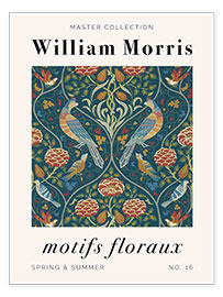 Poster  Motifs Floraux - Spring &amp; Summer - William Morris