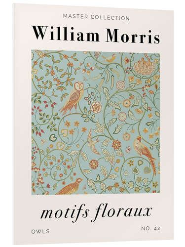 Foam board print Motifs Floraux - Owls