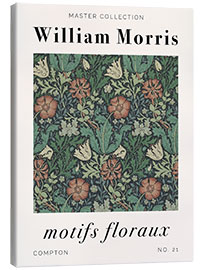 Canvas-taulu  Motifs Floraux - Compton - William Morris