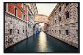 Gerahmter Kunstdruck Seufzerbrücke
