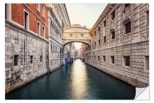 Selvklebende plakat Bridge of Sighs