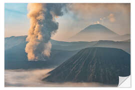 Naklejka na ścianę Active Volcano