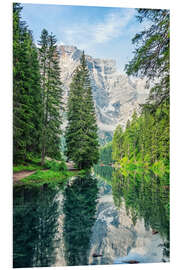 Foam board print Lake Reflection