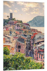 Foam board print Vernazza Roofs