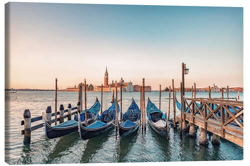 Canvas print Gondolas