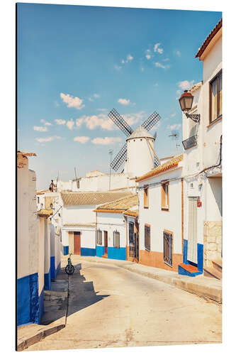 Tableau en aluminium Village in La Mancha