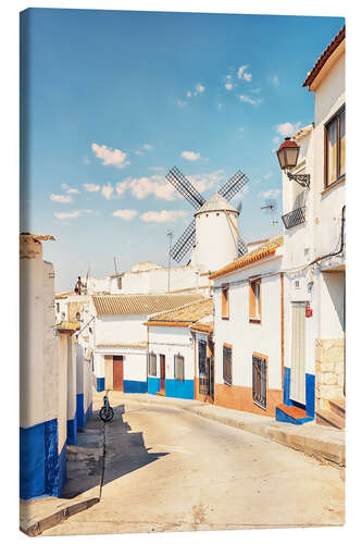 Canvas print Village in La Mancha