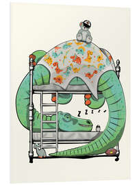 Obraz na PCV Diplodocus in bed - Wyatt9