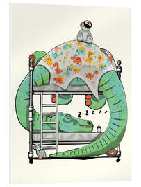 Gallery Print Diplodocus im Bett