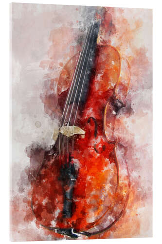 Obraz na szkle akrylowym Violin