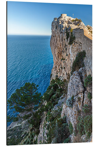 Alubild Klippenküste in Cap Formentor, Mallorca