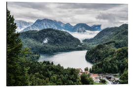 Stampa su alluminio Alpsee Hohenschwangau