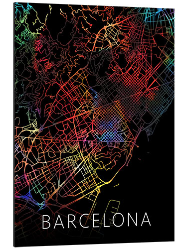 Tableau en aluminium Barcelona