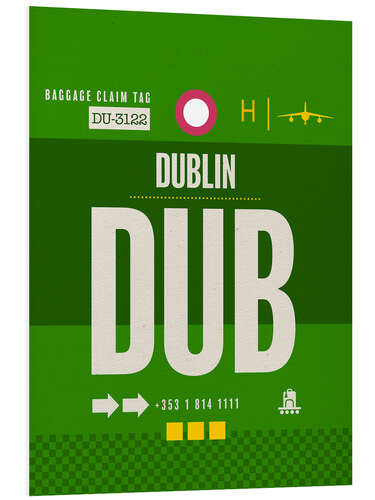 Hartschaumbild DUB Dublin