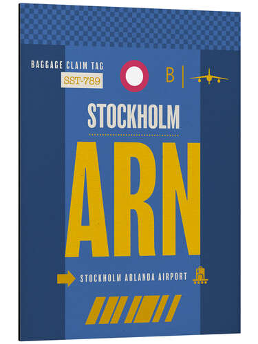 Aluminium print ARN Stockholm