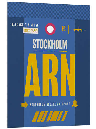 Foam board print ARN Stockholm