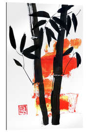 Galleriprint Bamboo on orange