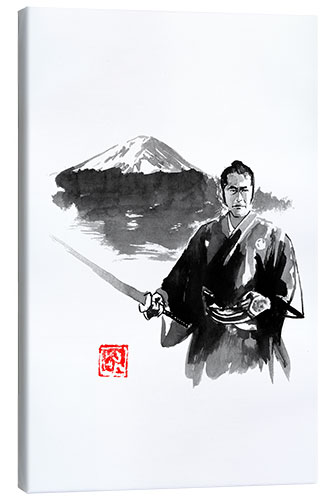 Canvas print Fuji and Jubei