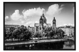 Gerahmter Kunstdruck St. Lukas, München