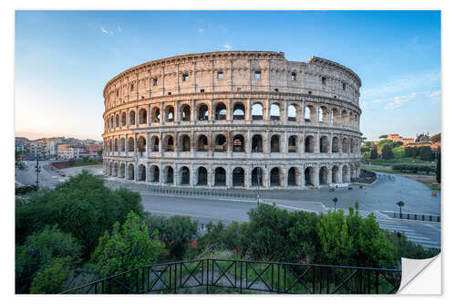 Vinilo para la pared Colosseum at sunrise