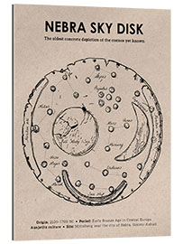 Gallery Print Sketch of the Nebra Sky Disk