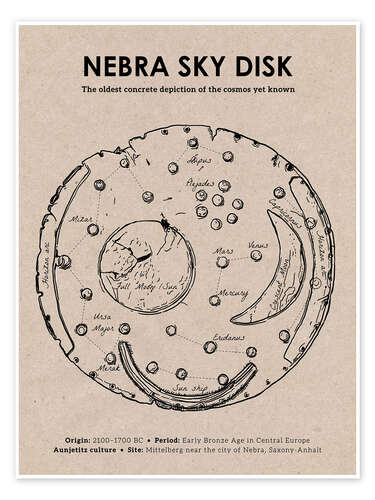 Poster Sketch of the Nebra Sky Disk