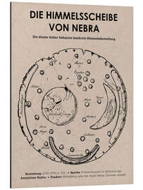 Magnettafel Skizze der Himmelsscheibe von Nebra