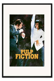 Gerahmter Kunstdruck Pulp-Fiction - Dance