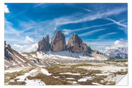 Naklejka na ścianę Tre Cime Di Lavaredo, Dolomites, South Tryol, Italy